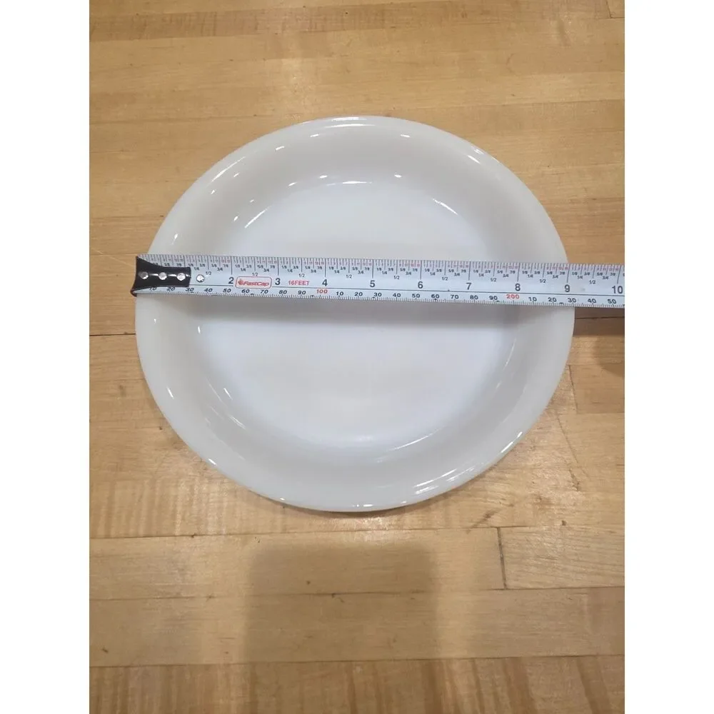Vintage Fire King White Milk Glass 9 Inch Pie Plate Pan